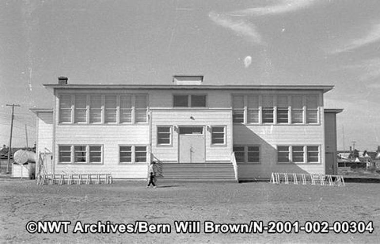 A Catholic school in Yellowknife, circa 1961.