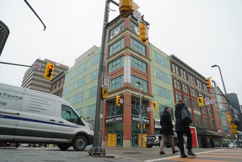 The market tower at Dundas and Richmond in downtown London Ontario