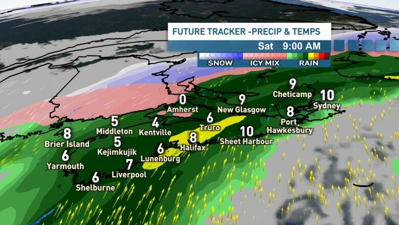 Heavy rain continues into Saturday with the risk of thunderstorms as well. 