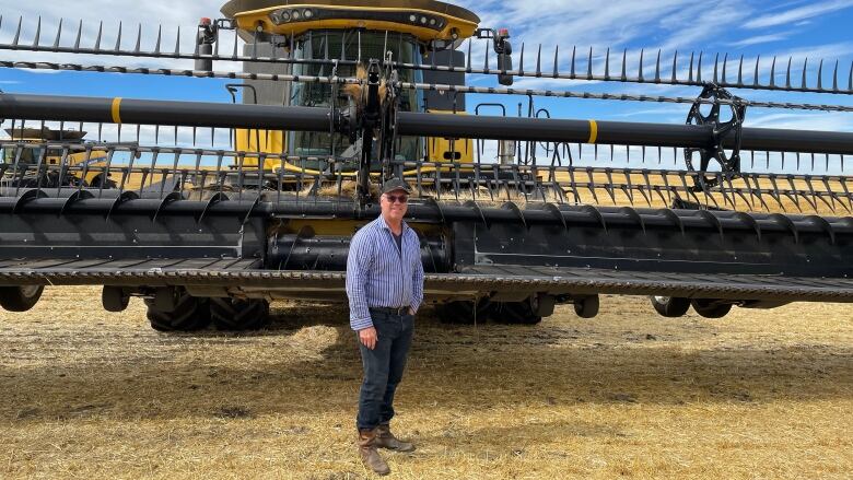 Farmer Leroy Newman poses at his farm near Blackie, Alta., about 70 kilometres south of Calgary.