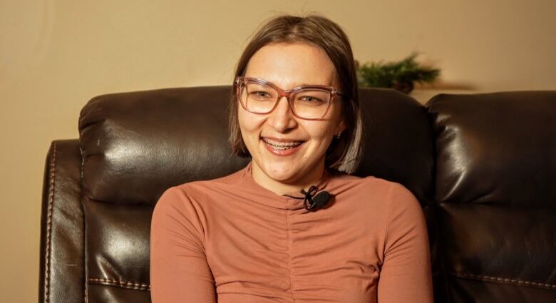 Valeriia Granillo speaks with CBC News from her home in Grande Prairie, Alberta.