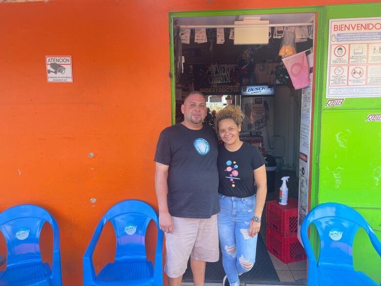 Sharon Cedeo and Israel Sierra are struggling to keep their corner grocery store in Adjuntas, Puerto Rico afloat. Their power bills now top US $300 a month, a large expense on an island where the median household income is just $22,000. 