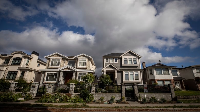 Detached homes are pictured in Vancouver, British Columbia on Wednesday, September 22, 2021. 