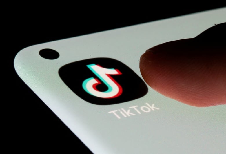 A TikTok logo is seen in an illustrative photo image, taken in July 2021.