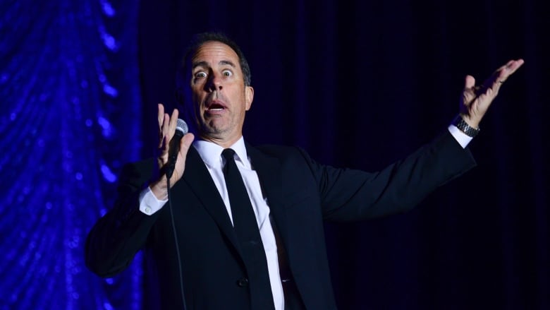 Jerry Seinfeld performing during Philly Fights Cancer: Round 4 at The Philadelphia Navy Yard on November 10, 2018 in Philadelphia, Pennsylvania. 