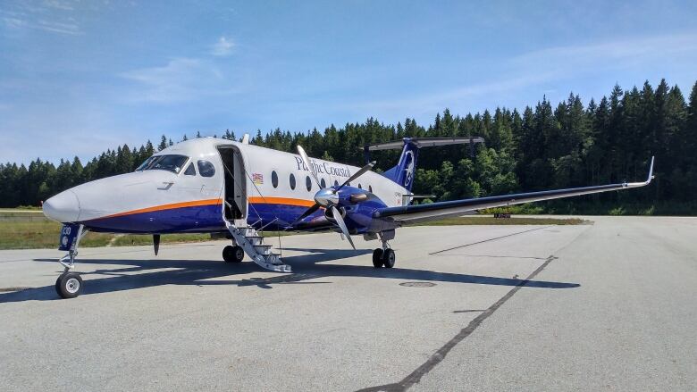 Pictured is the B1900D-Aircraft with Pacific Coastal Airlines. The company has announced that as of April 28, 2023, Vancouver to Cranbrook service will no longer be available. 