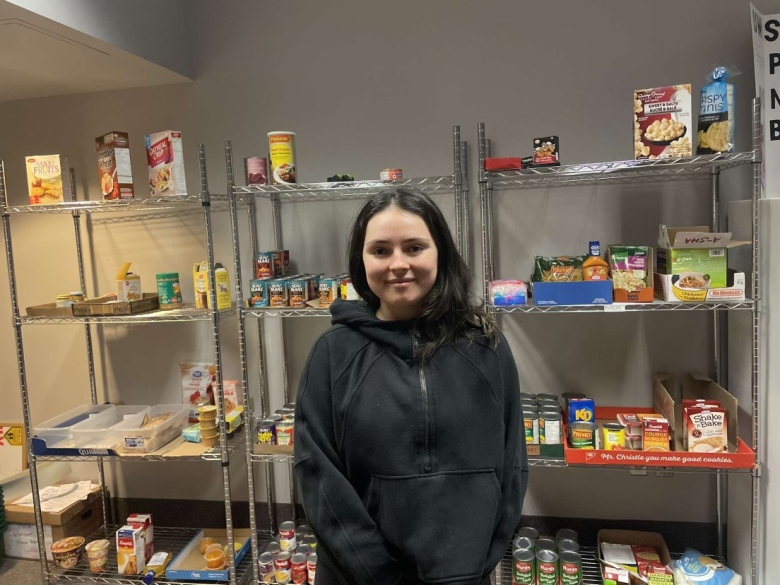 Kathryn Jago, Co-ordinator of the Univeristy of Windsor Food Pantry.