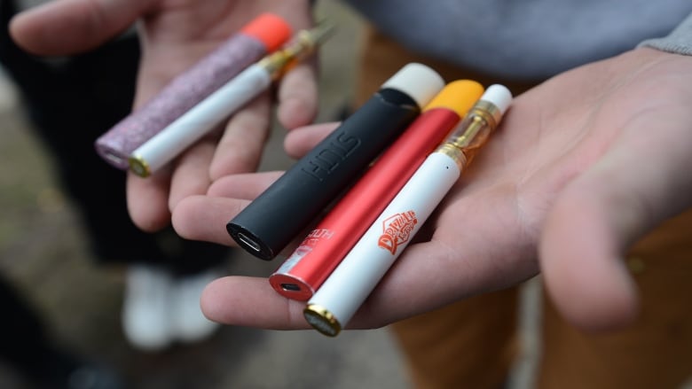 A number of vaping devices.