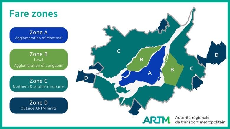 There is a map of the Montreal area. 