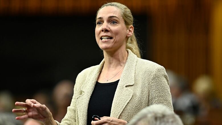 Minister of Sport speaks during during Question Period in the House of Commons.