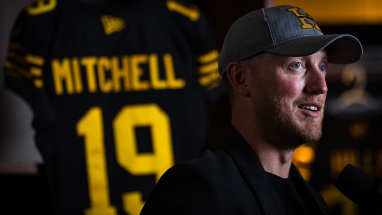 Hamilton Tiger-Cats quarterback Bo Levi Mitchell.