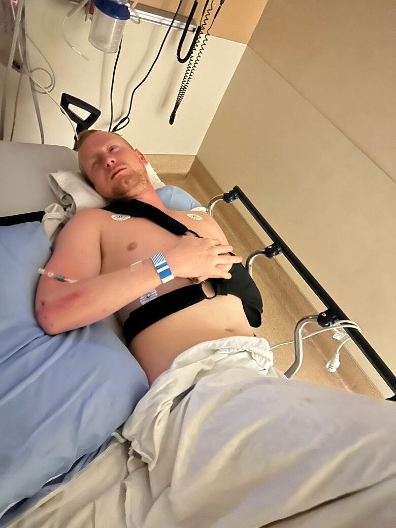 Photo of injured cyclist Kevin Milner of North Vancouver, B.C.