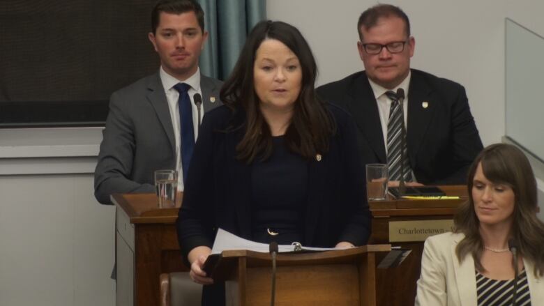 Jill Burridge in the P.E.I. Legislature