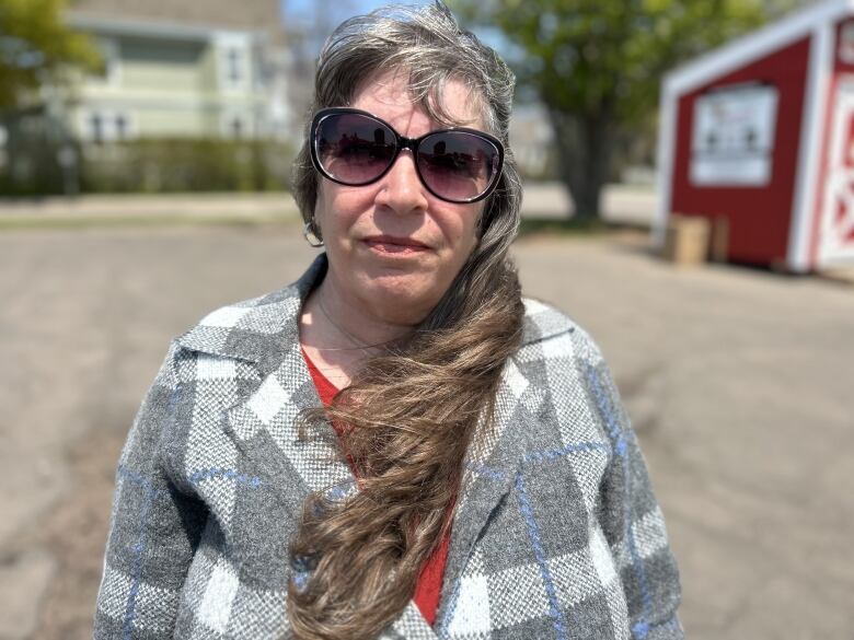 Ivy Inkpen at an event in Summerside where people spoke about thier lived experince facing homlessness in the city.