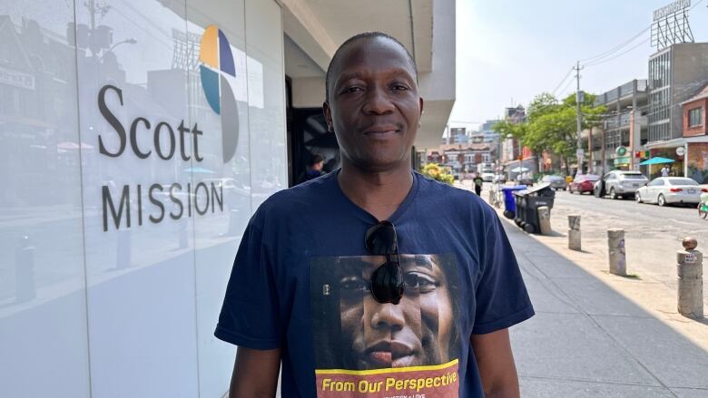 Isaac fled Uganda last fall after his political activism resulted in death threats. He says he relied on Scott Mission for food, clothing and a place to sleep.