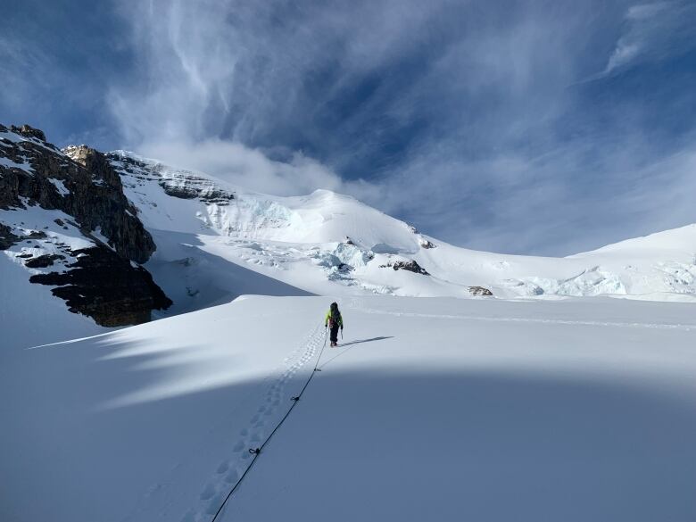 Mount Athabasca, located in the Columbia Icefield of Jasper National Park.