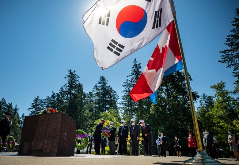 picture of a South Korean flag