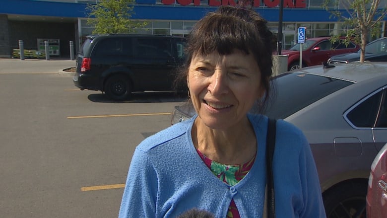 A photo of Calgary shopper Mary Januszczak