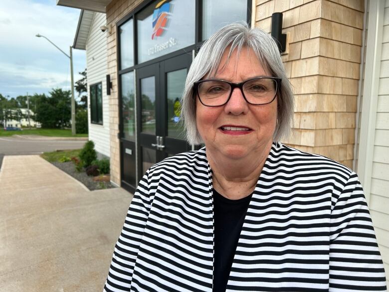 Three Rivers Mayor Debbie Johnston outside town hall.