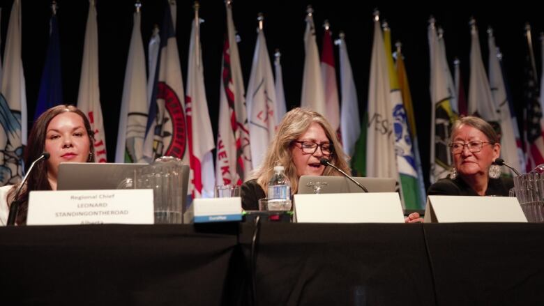 Amanda Barnaby Lehoux , Debbie Hoffman, and Dr. Gwendolyn Point were appointed by the AFN to conduct an objective review of the gender and sexual orientation-based discrimination within the organization.