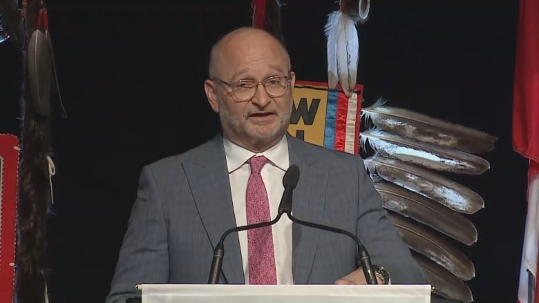 Justice minister David Lametti was one of two minister to address First Nations chiefs and proxies at the AFN's 44th annual general assembly in Halifax.