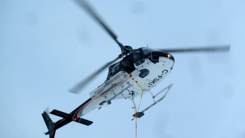 A Revelstoke Search and Rescue helicopter.