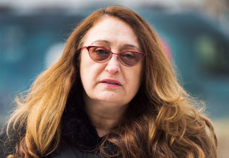 Sahar Bahadi, mother of Sammy Yatim, arrives at court in Toronto, on Friday, January 22, 2016. 