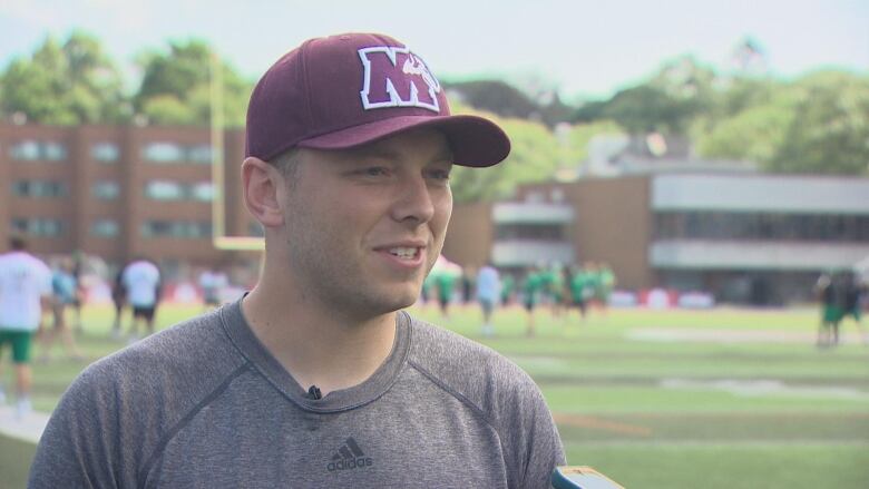 Saskatchewan Roughriders kicker Brett Lauther 