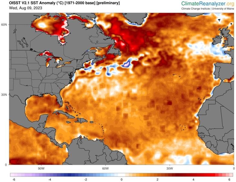 Warmer than average temperatures in the main tropical development region are expected to be a key factor for the remainder of the season. 