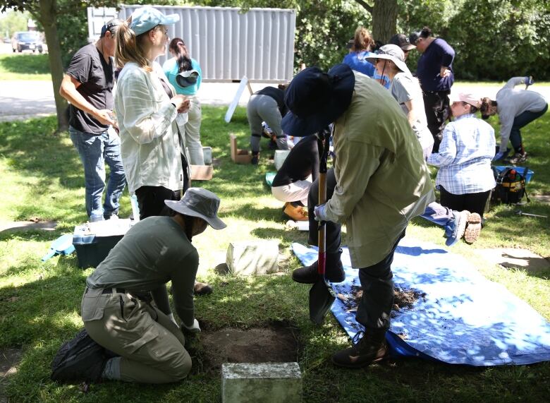 Oakville & Milton pet cemetery excavation 2