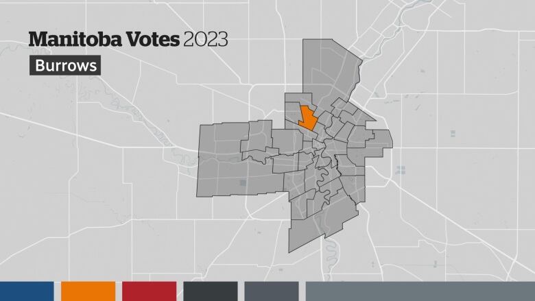 A map with a small smidge shaded orange