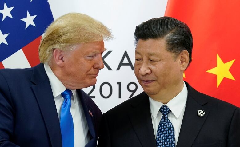 Trump and Xi closeup