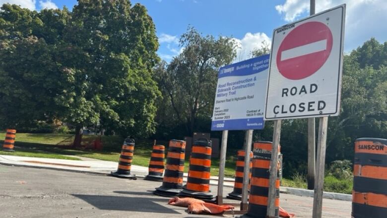 The one kilometre stretch of Military Trail between Highcastle and Ellesmere was supposed to be shut down for a matter of months. That was in late 2021. It's still closed and residents are losing patience.