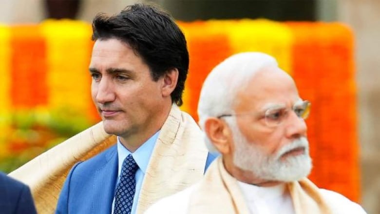 Canadian PM Justin Trudeau and Indian PM Narendra Modi