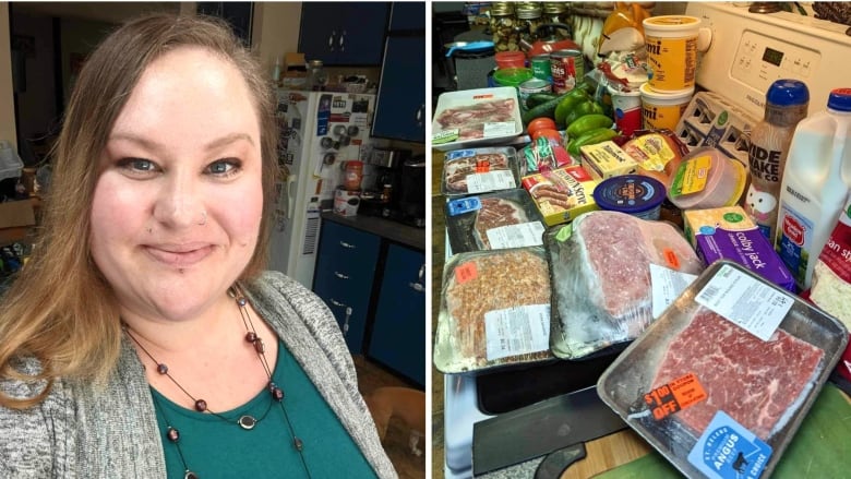 Brandi Dustin lives in Roosville, B.C. on the Canada-US border and does all her food shopping at grocery store in Eureka, Montana. 