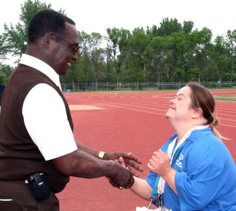 George Reed helped found the Saskatchewan chapter of the Special Olympics. He spent decades fundraising and helping at events.