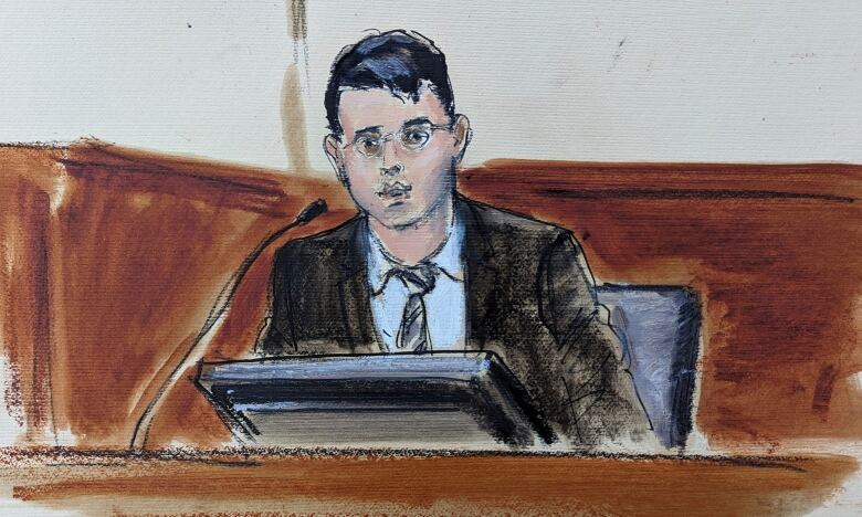 Court sketch as described in caption