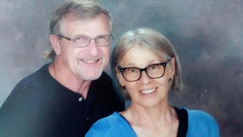 A photograph of a couple in their 60s, Bill and Rita wiebe 