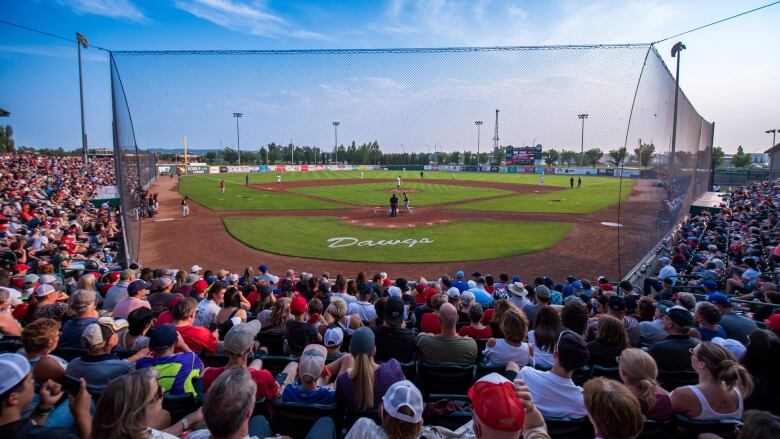 A baseball pitch is pictured.