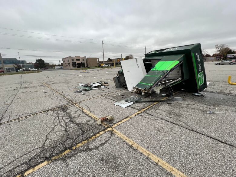 An ATM on the ground