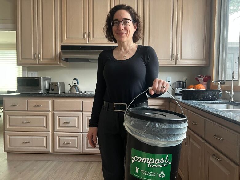 It's been over a year since Cynthia Lazar, living in Lamont Boulevard, registered with Compost Winnipeg.