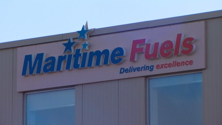 A sign that says Maritime Fuels is shown.