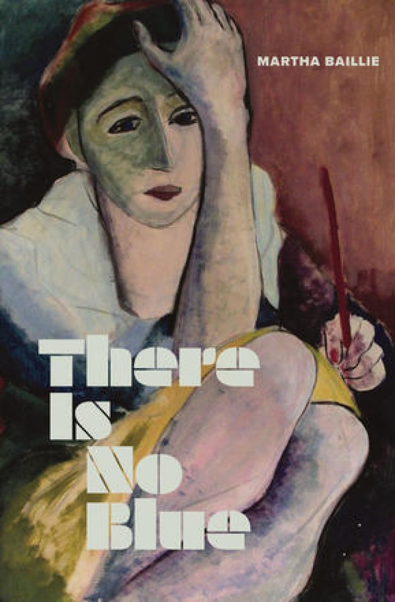 A book cover of an abstract and colourful painting of a woman. 