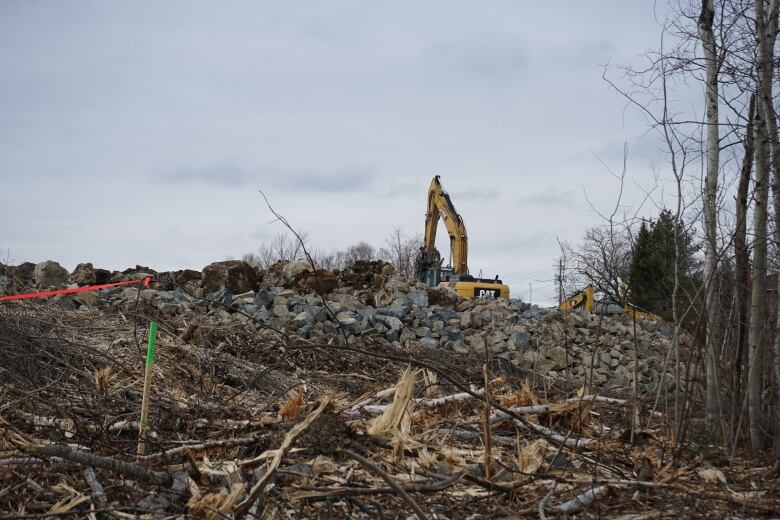 A construction site