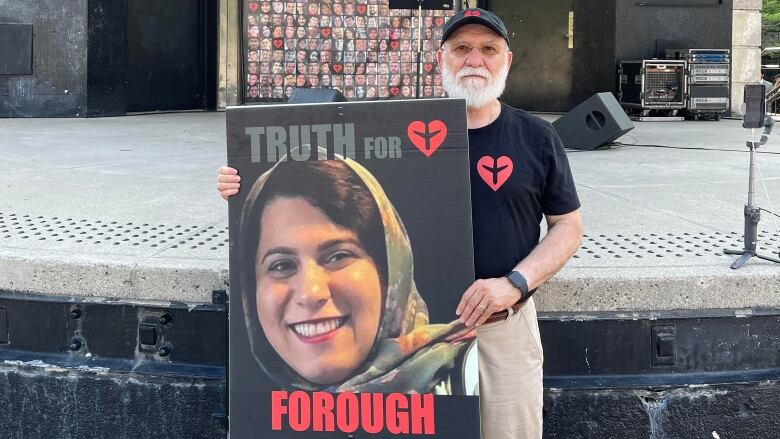 Kourosh Doustshenas is fighting for justice for his fiance, Forough Khadem, who was killed in the Islamic Revolutionary Guard Corps downing of Flight PS752 on January 8, 2020.