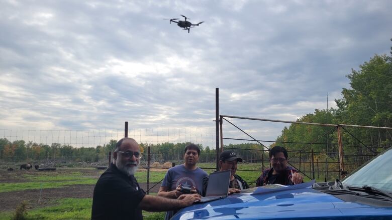 SAIT faculty and staff have partnered with Abdul Raouf (left), research chair at Saskatchewan Polytechnic, to create a digital map repository for Frog Lake First Nation. 