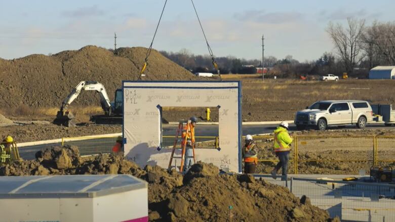 28 homes are being built in Leamington on the Caldwell First Nation reserve.