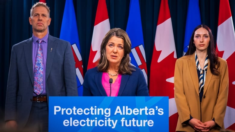 Alberta renewables politics premier danielle smith