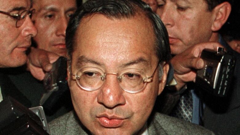 A July 11, 2001 file photo of Victor Manuel Rocha, who was then the U.S. Ambassador to Bolivia.