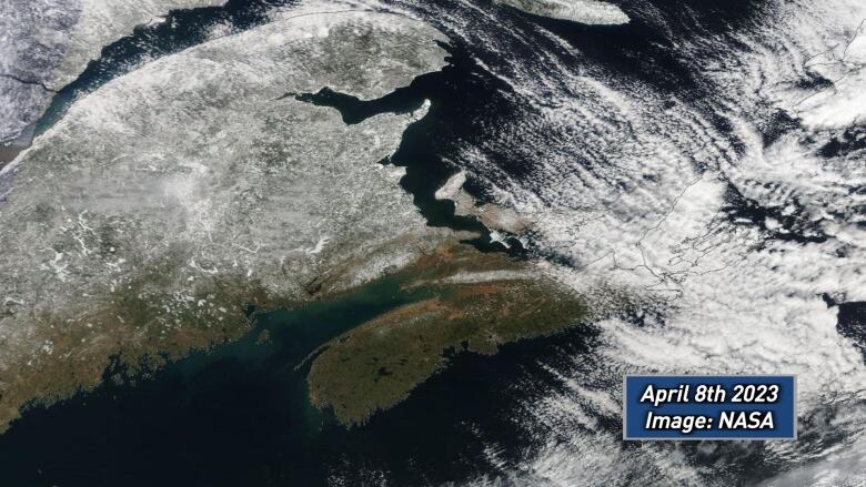 Much of the Maritimes experienced clear viewing conditions on April 8th 2023.